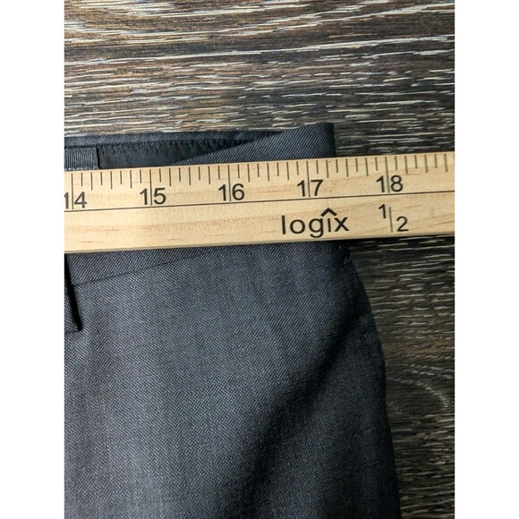 Mens Barbetti Dress Pants Size 35x30.5 Pleated 100% Wool Vitale Barberis 194 - Picture 6 of 6